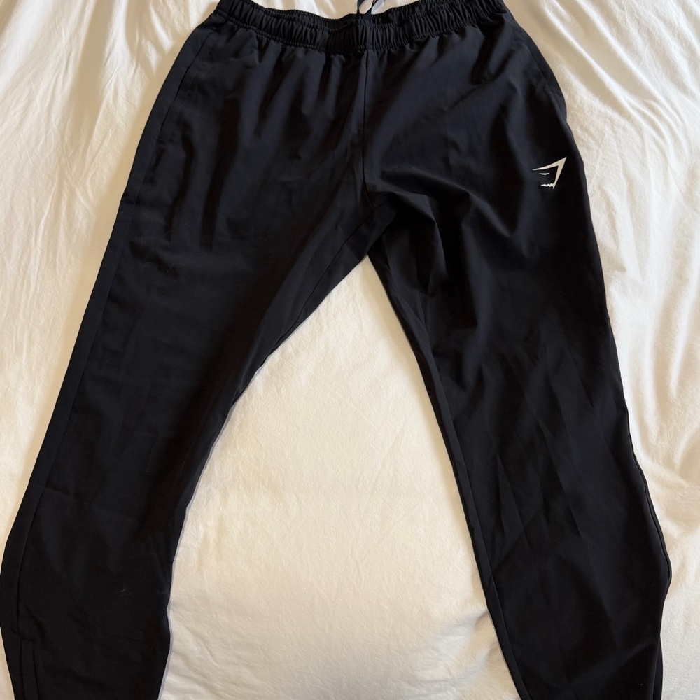 Gymshark Black Men's Training Joggers with Logo